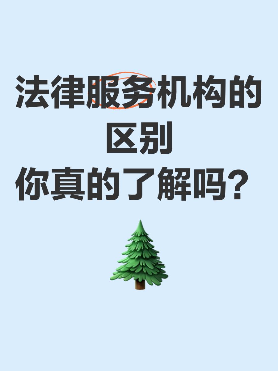 深入了解法律服务机构的区别及其重要性
